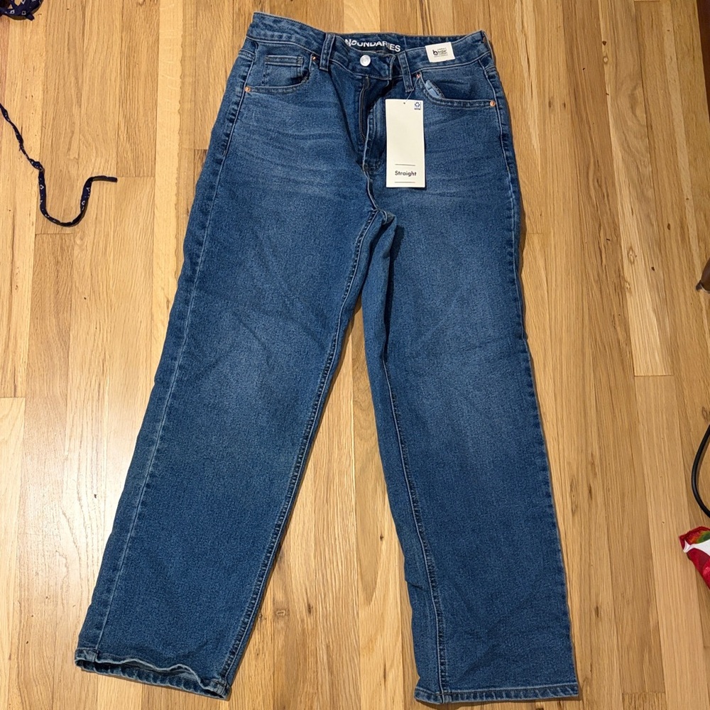 No Boundaries Medium Blue Straight Leg Jeans